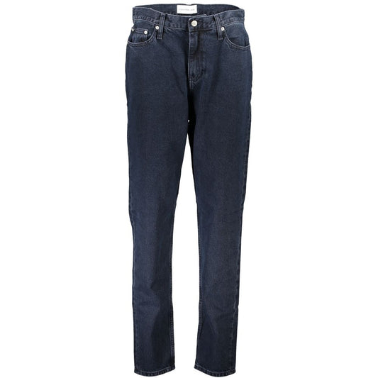 Calvin Klein Blu Cotton Women Jeans - ClickThatClicks 