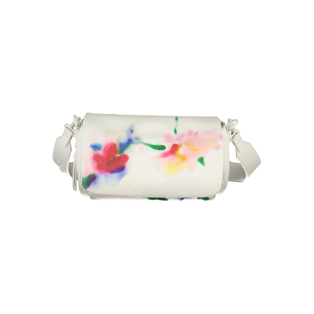 Desigual Bianco Polyurethane Women's Shoulder Bag - ClickThatClicks 