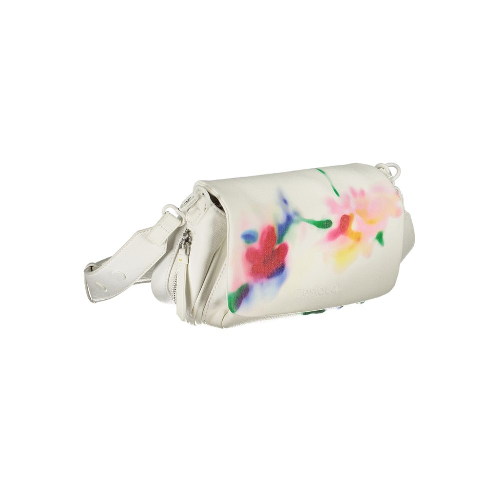 Desigual Bianco Polyurethane Women's Shoulder Bag - ClickThatClicks 
