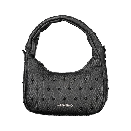 Mario Valentino Nero Polyurethane Women Shoulder Bag - ClickThatClicks 