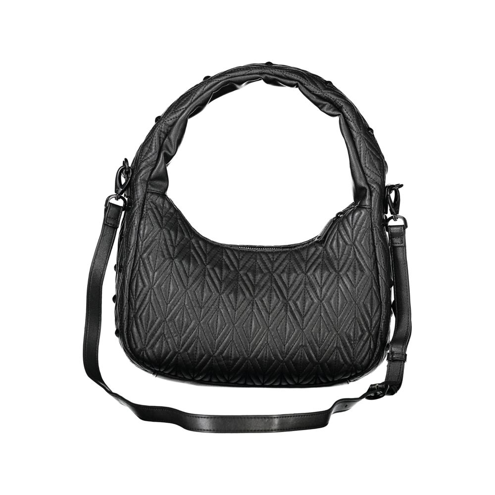 Mario Valentino Nero Polyurethane Women Shoulder Bag - ClickThatClicks 