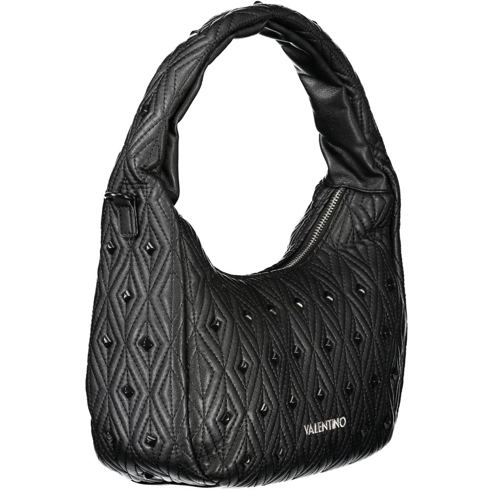 Mario Valentino Nero Polyurethane Women Shoulder Bag - ClickThatClicks 