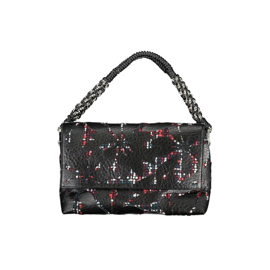 Desigual Black Polyurethane Women Handbag - ClickThatClicks 