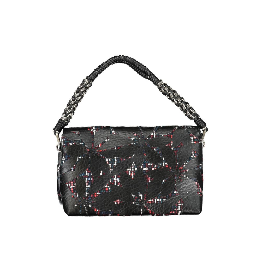 Desigual Black Polyurethane Women Handbag - ClickThatClicks 