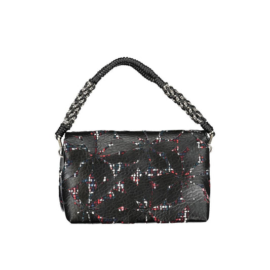 Desigual Black Polyurethane Women Handbag - ClickThatClicks 