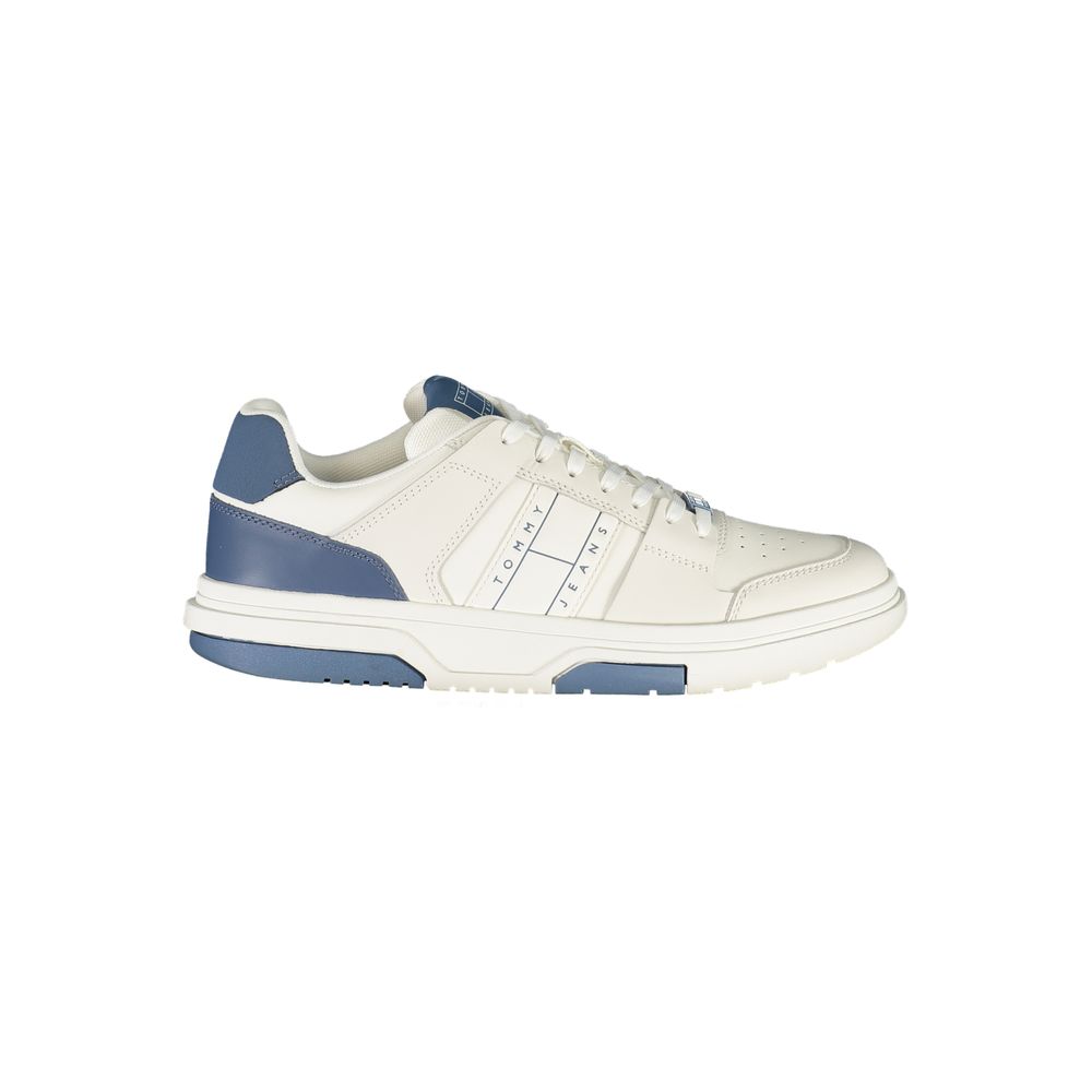 Tommy Hilfiger Bianco Polyurethane Men's Sneaker - ClickThatClicks 
