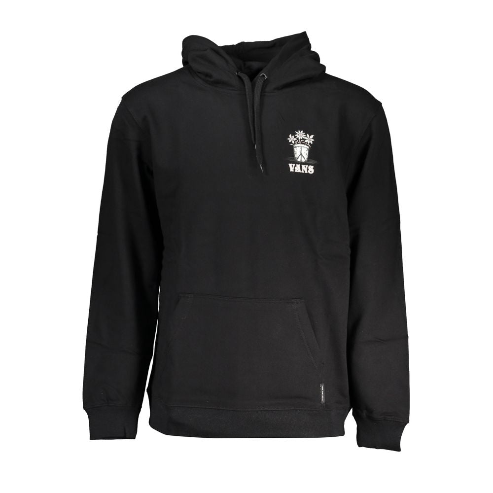 Vans Black Cotton Men's Hooded Sweatshirt - ClickThatClicks 