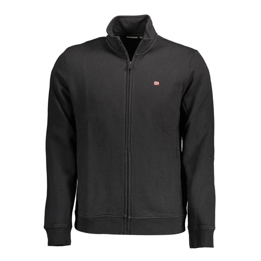 Napapijri Blue Cotton Men Sweatshirt - ClickThatClicks 