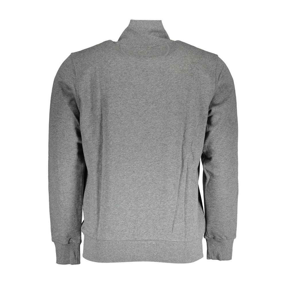 La Martina Grigio Cotton Mens Sweatshirt - ClickThatClicks 