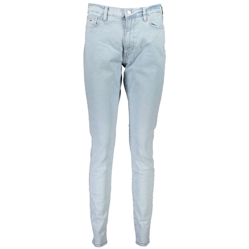 Tommy Hilfiger Azzurro Cotton Women Jeans - ClickThatClicks 