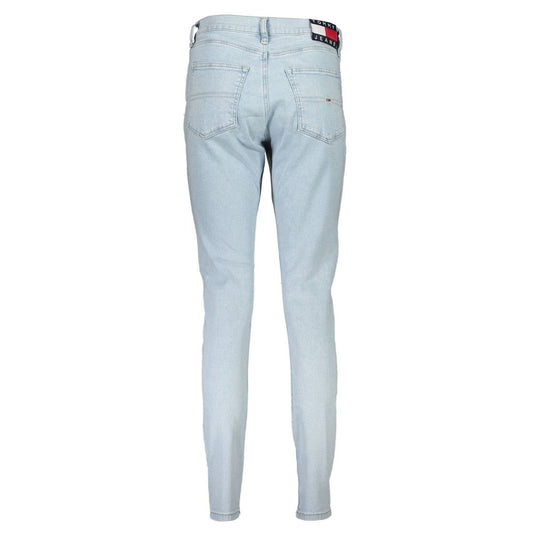 Tommy Hilfiger Azzurro Cotton Women Jeans - ClickThatClicks 