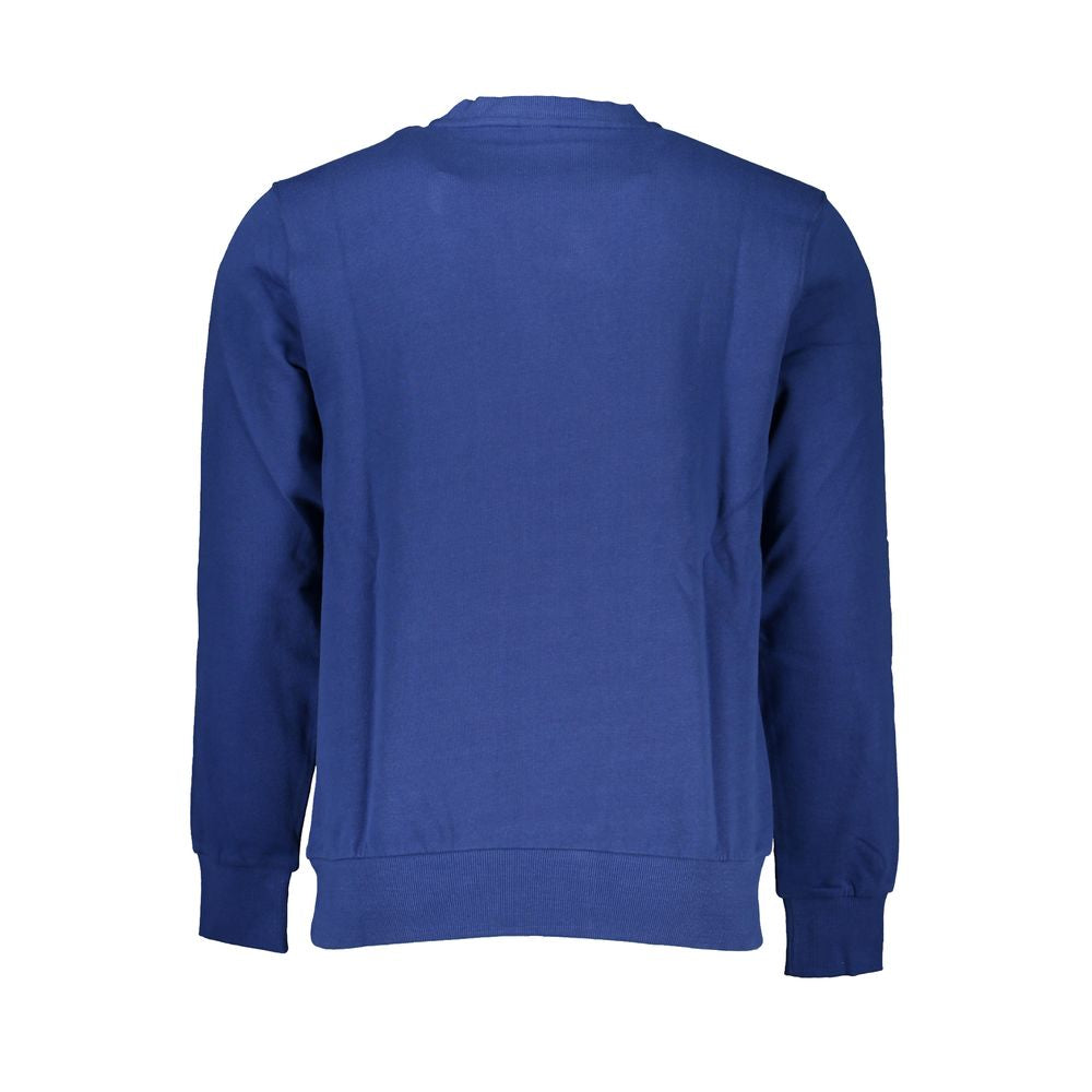 North Sails Blue Cotton Men's Sweatshirt - ClickThatClicks 