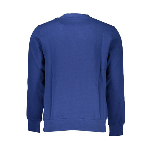 North Sails Blue Cotton Men's Sweatshirt - ClickThatClicks 