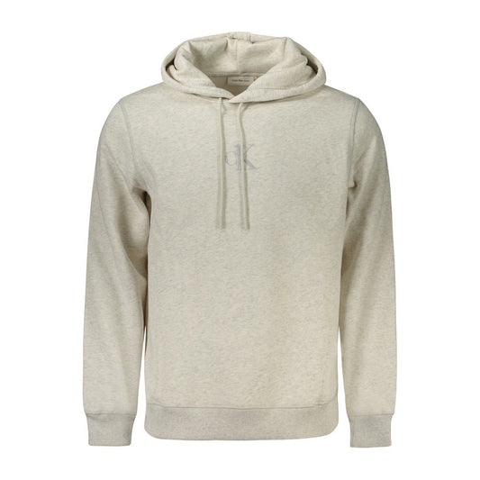 Calvin Klein Grigio Cotton Men's Hoodie - ClickThatClicks 