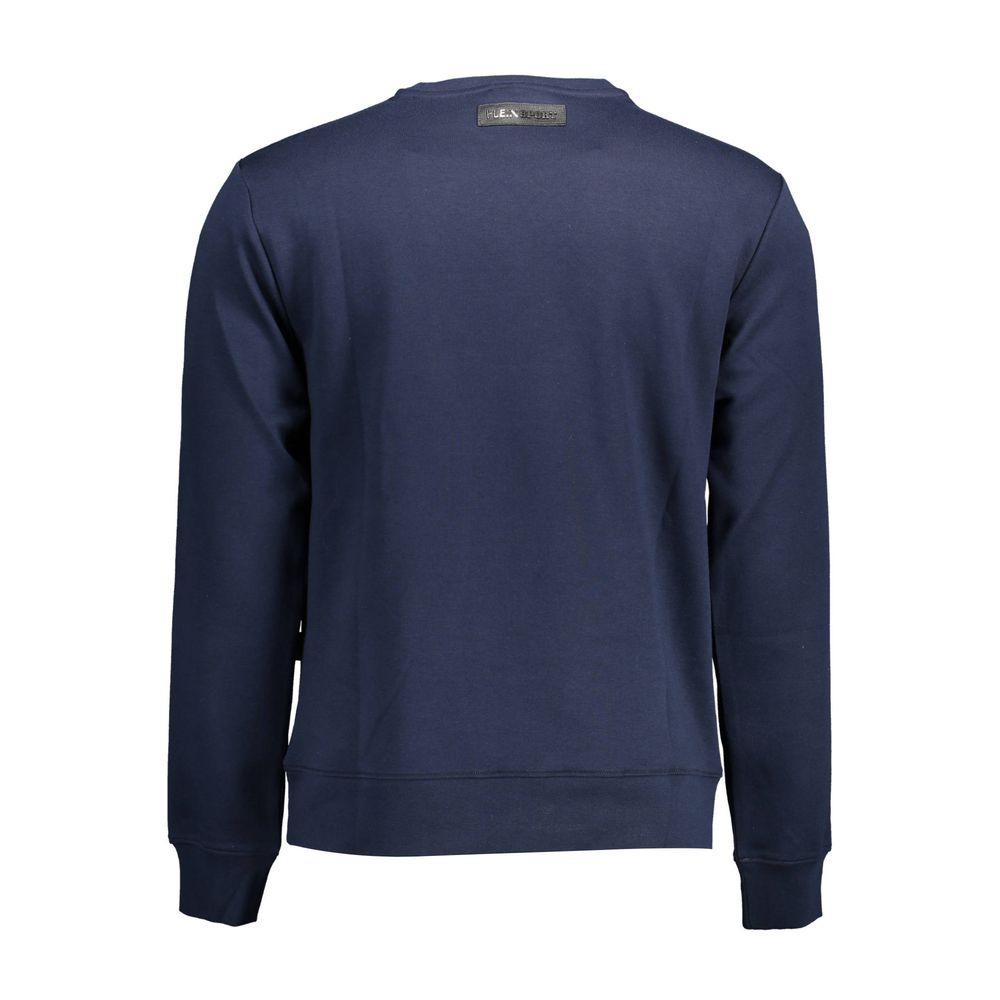 Plein Sport Blue Cotton Men's Sweatshirt - ClickThatClicks 