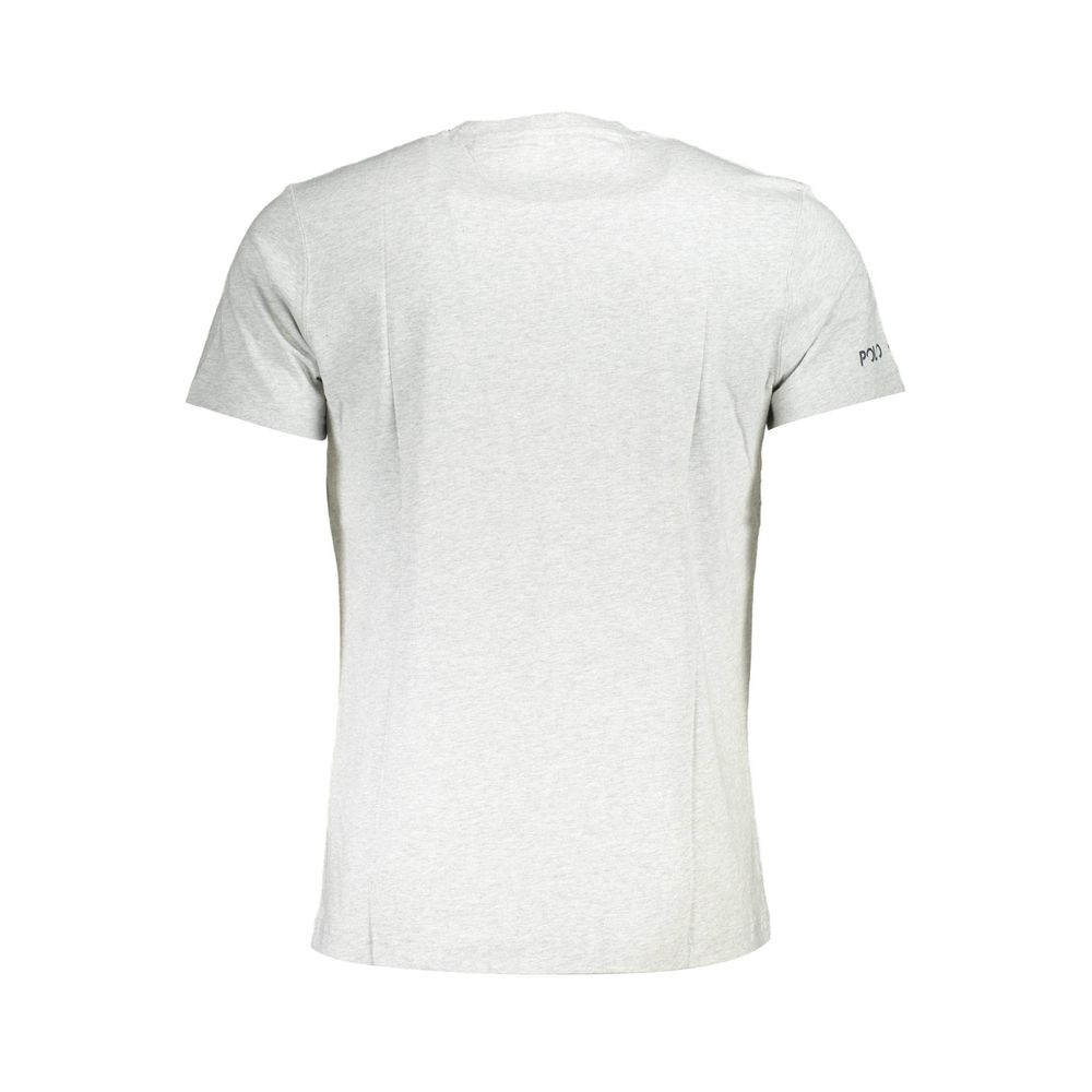 La Martina Grigio Cotton Men T-Shirt - ClickThatClicks 