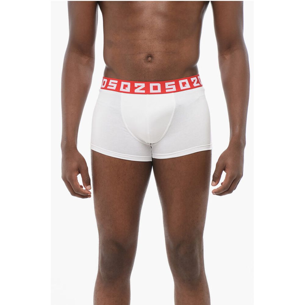 Dsquared² Cotton Blend Boxer with Logoed Waistband