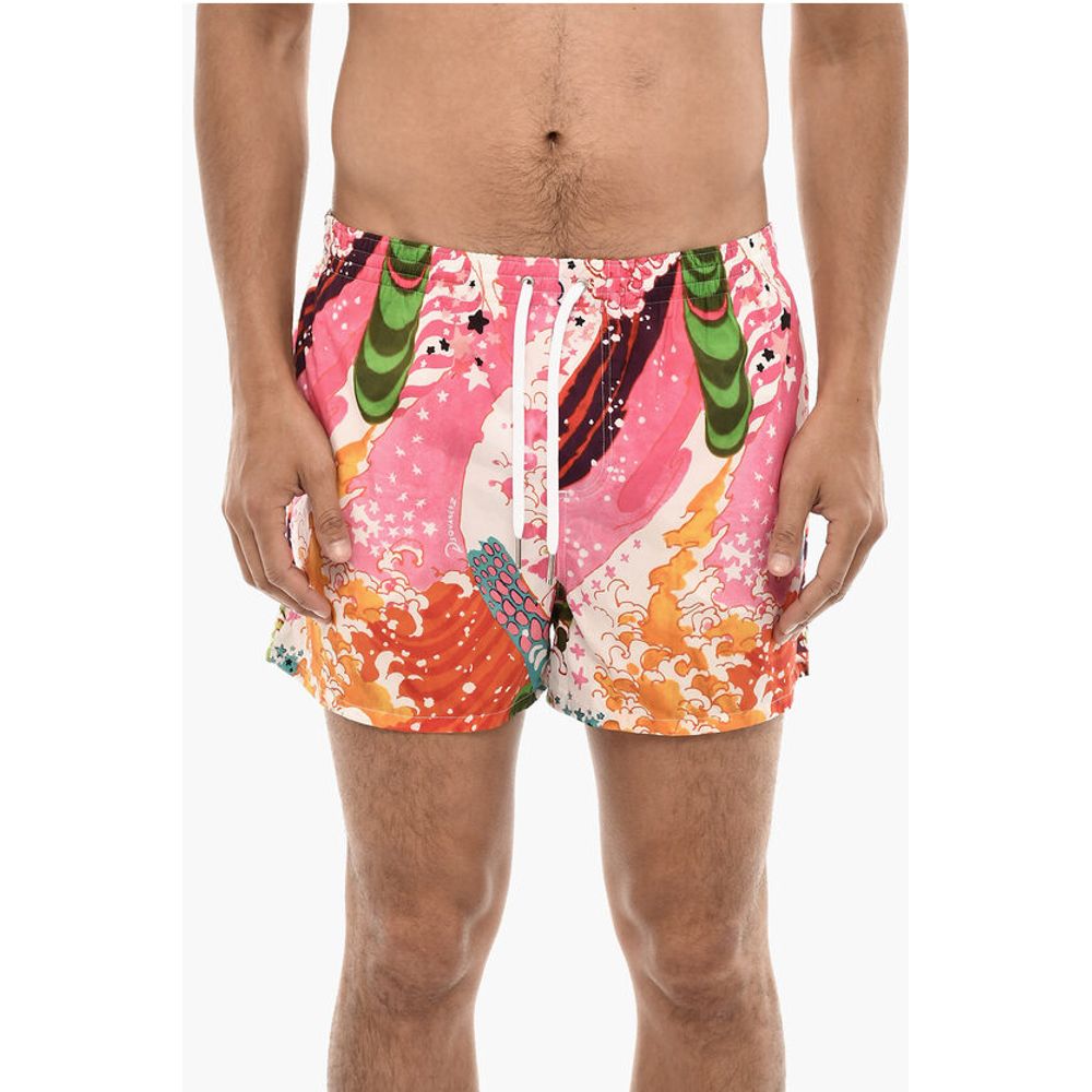 Dsquared² Allover Printed Swim Shorts