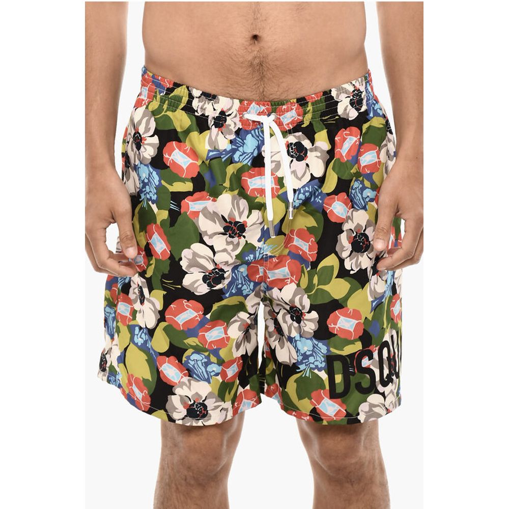 Dsquared² Floral Print Swim Shorts
