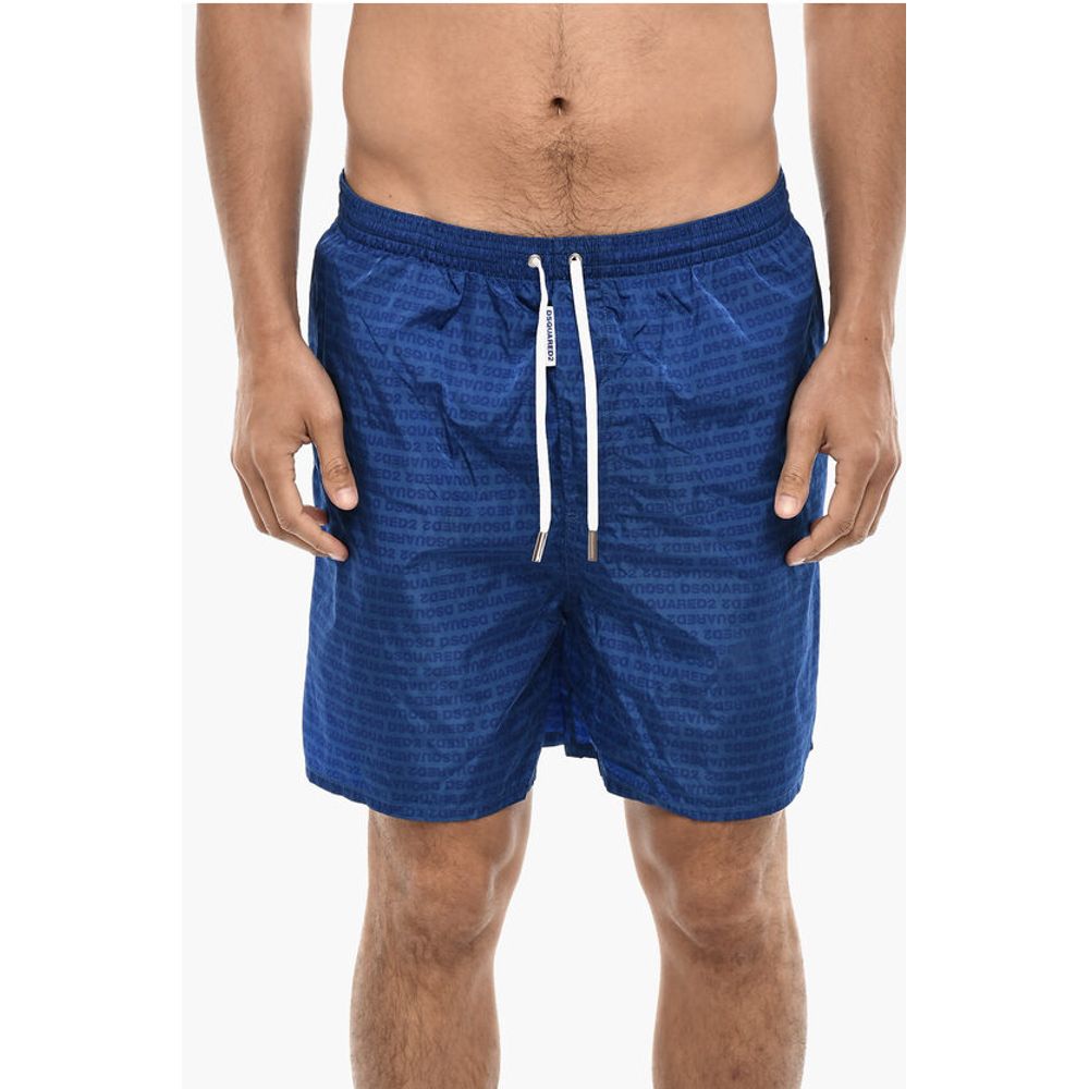 Dsquared² Tone On Tone Motif Swim Shorts
