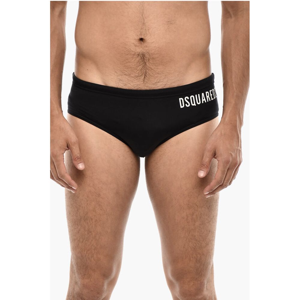 Dsquared² Slip ICON Swimsuit With Drawstrings