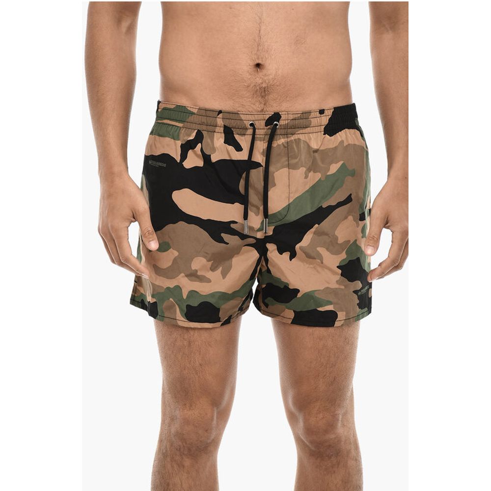 Dsquared² Camo Motif Swim Shorts
