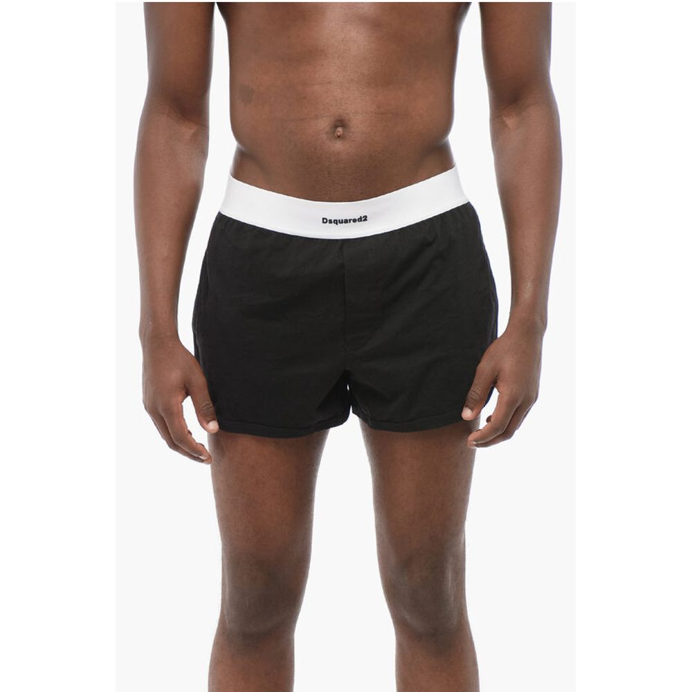 Dsquared² Cotton Blend Boxer with Contrasting Waistband