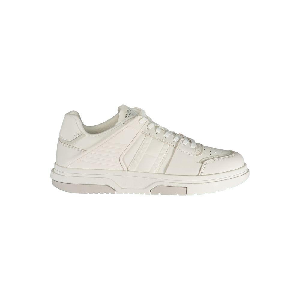 Tommy Hilfiger Bianco Poliuretano Men Sneaker - ClickThatClicks 