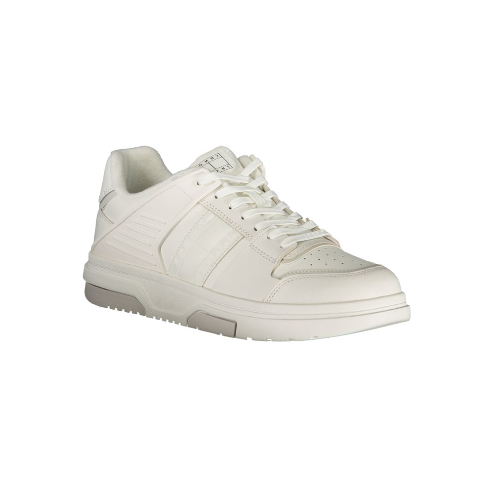 Tommy Hilfiger Bianco Poliuretano Men Sneaker - ClickThatClicks 