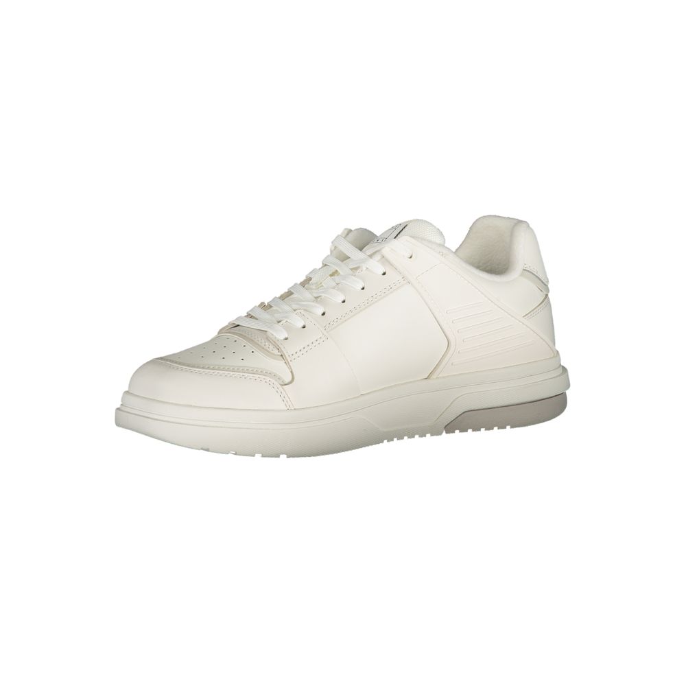 Tommy Hilfiger Bianco Poliuretano Men Sneaker - ClickThatClicks 