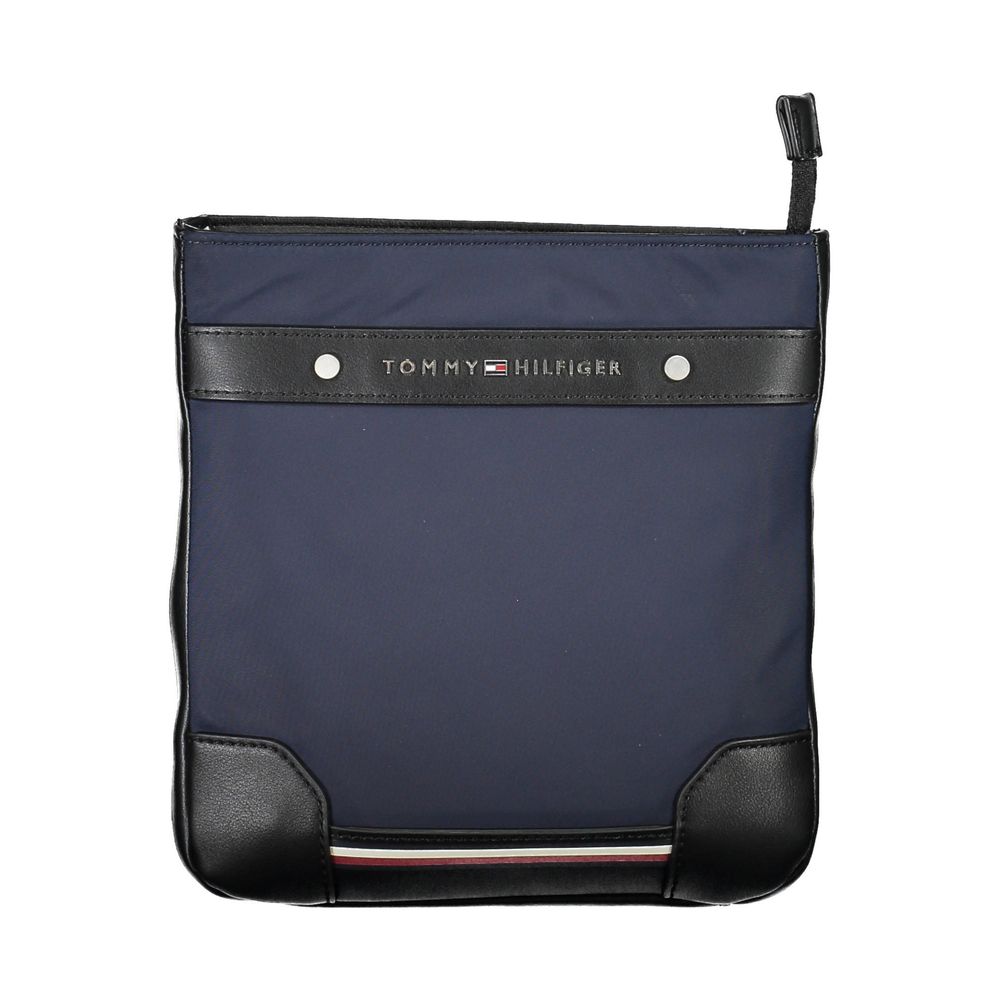 Tommy Hilfiger Blue Polyurethane Men's Shoulder Bag - ClickThatClicks 