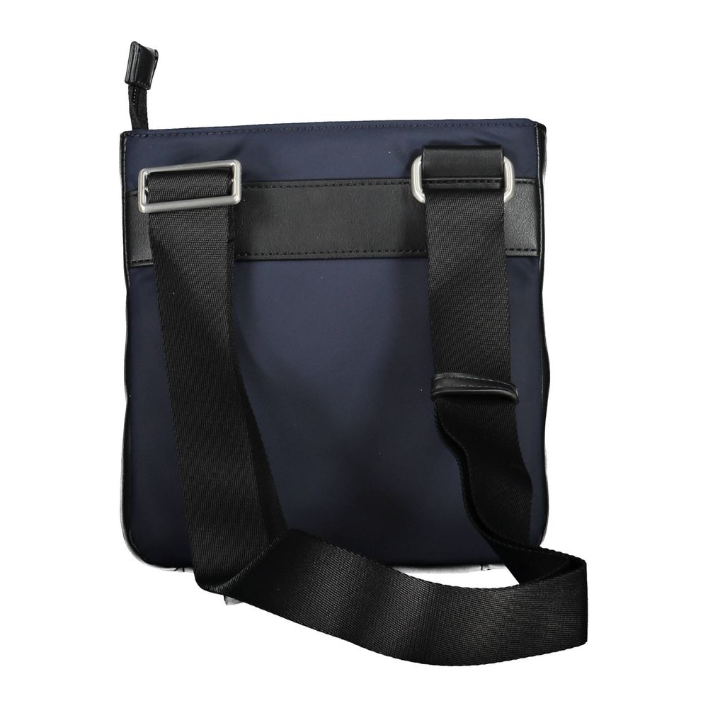 Tommy Hilfiger Blue Polyurethane Men's Shoulder Bag - ClickThatClicks 