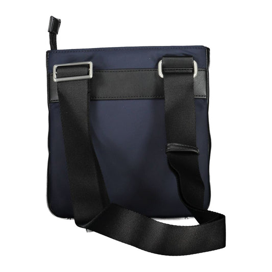 Tommy Hilfiger Blue Polyurethane Men's Shoulder Bag - ClickThatClicks 