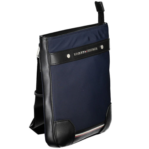 Tommy Hilfiger Blue Polyurethane Men's Shoulder Bag - ClickThatClicks 