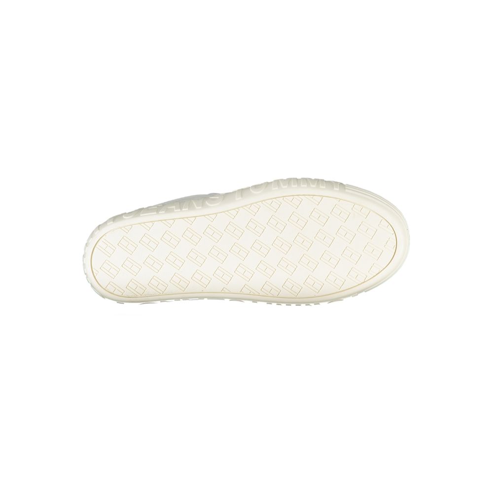 Tommy Hilfiger White Leather Women Sneaker - ClickThatClicks 