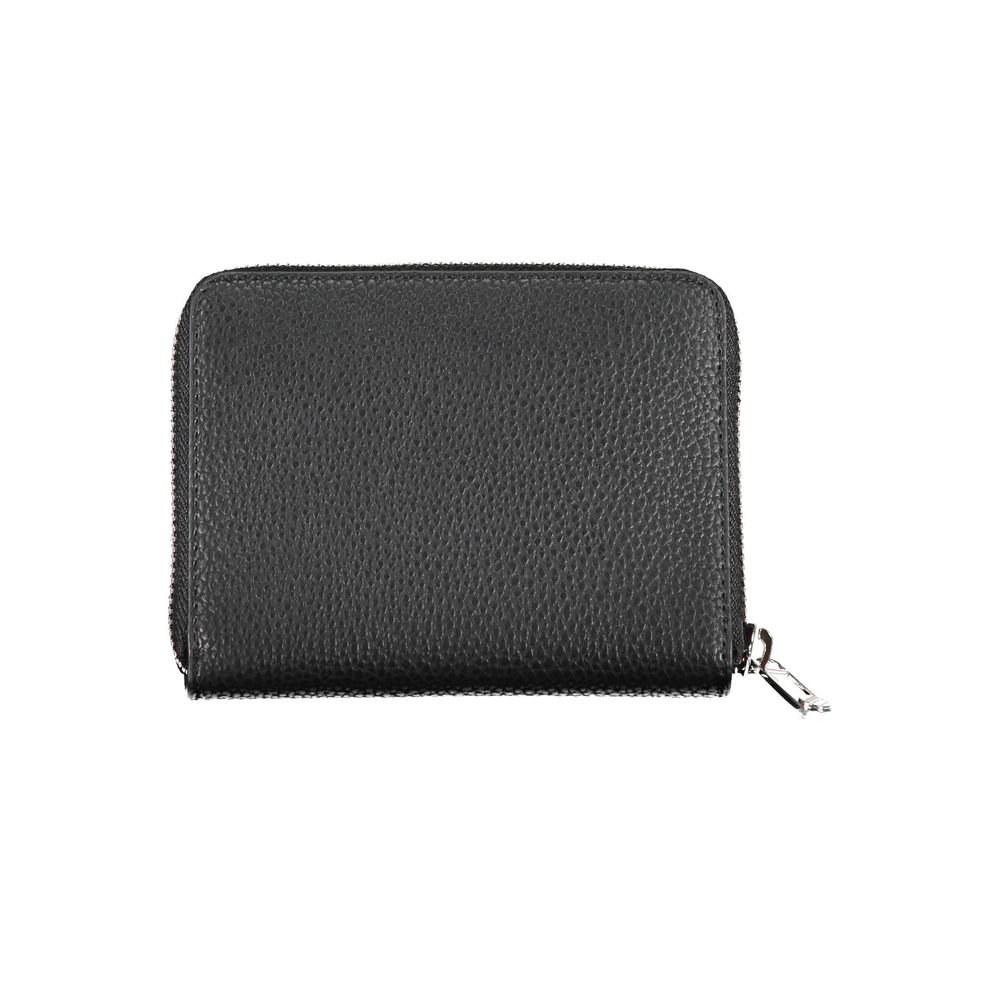 Tommy Hilfiger Black Polyurethane Women Wallet - ClickThatClicks 