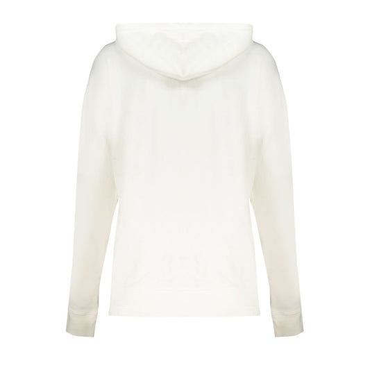 North Sails White Cotton Women's Hoodie - ClickThatClicks 