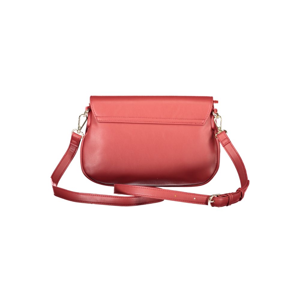 Mario Valentino Rosso Polyurethane Women Handbag - ClickThatClicks 