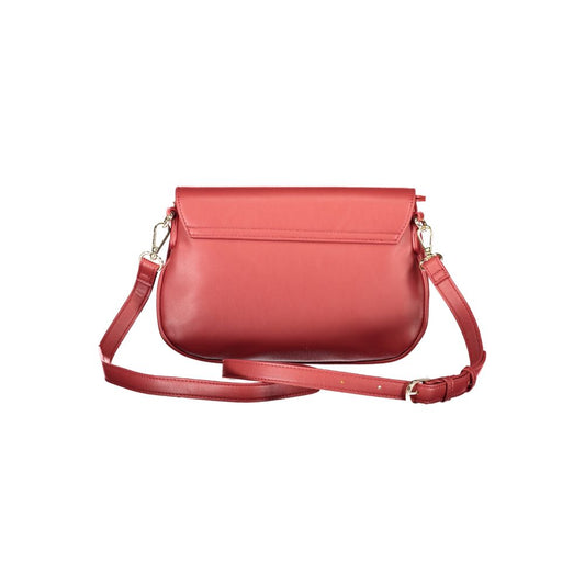Mario Valentino Rosso Polyurethane Women Handbag - ClickThatClicks 