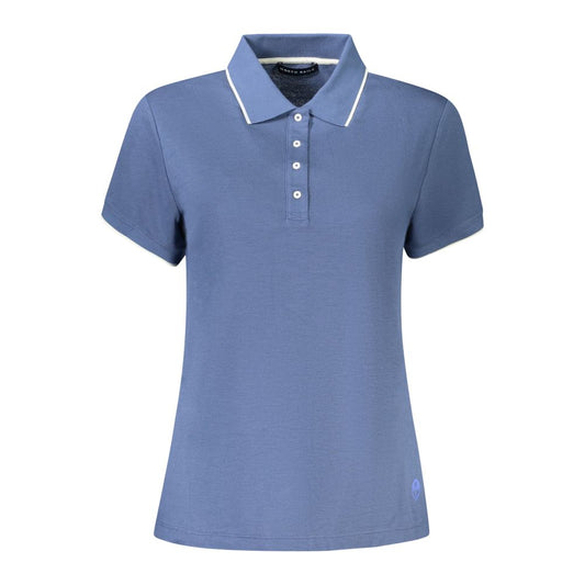 North Sails Blue Modal Women Polo Shirt - ClickThatClicks 