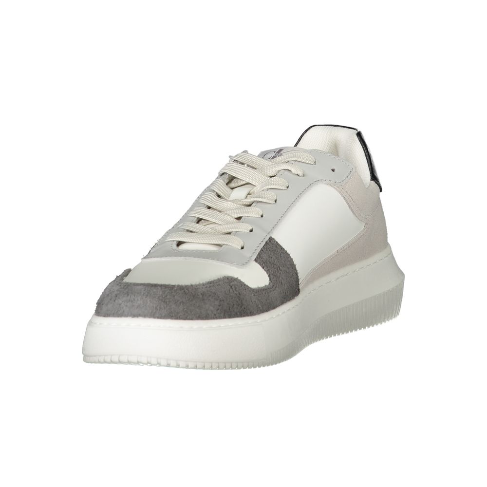 Calvin Klein White Polyethylene Men Sneaker - ClickThatClicks 