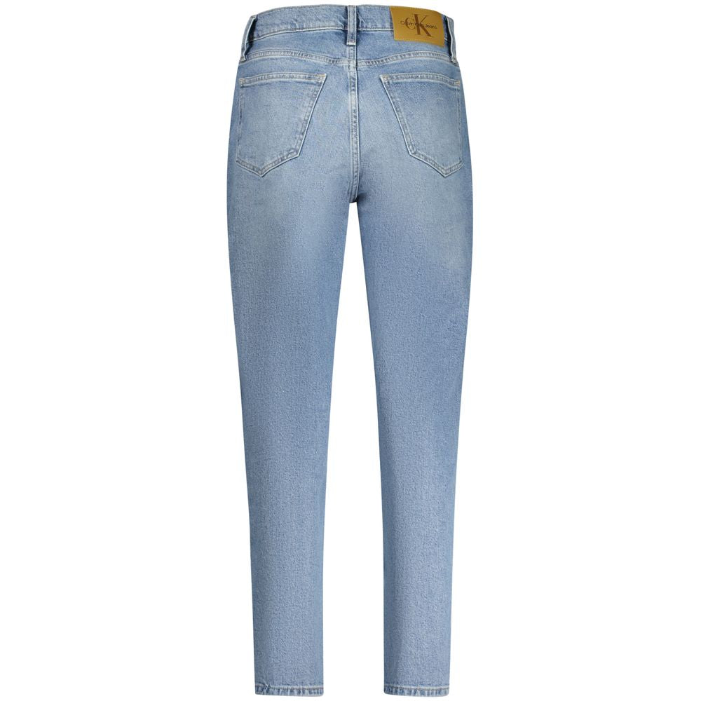 Calvin Klein Azzurro Cotton Women's Jeans - ClickThatClicks 