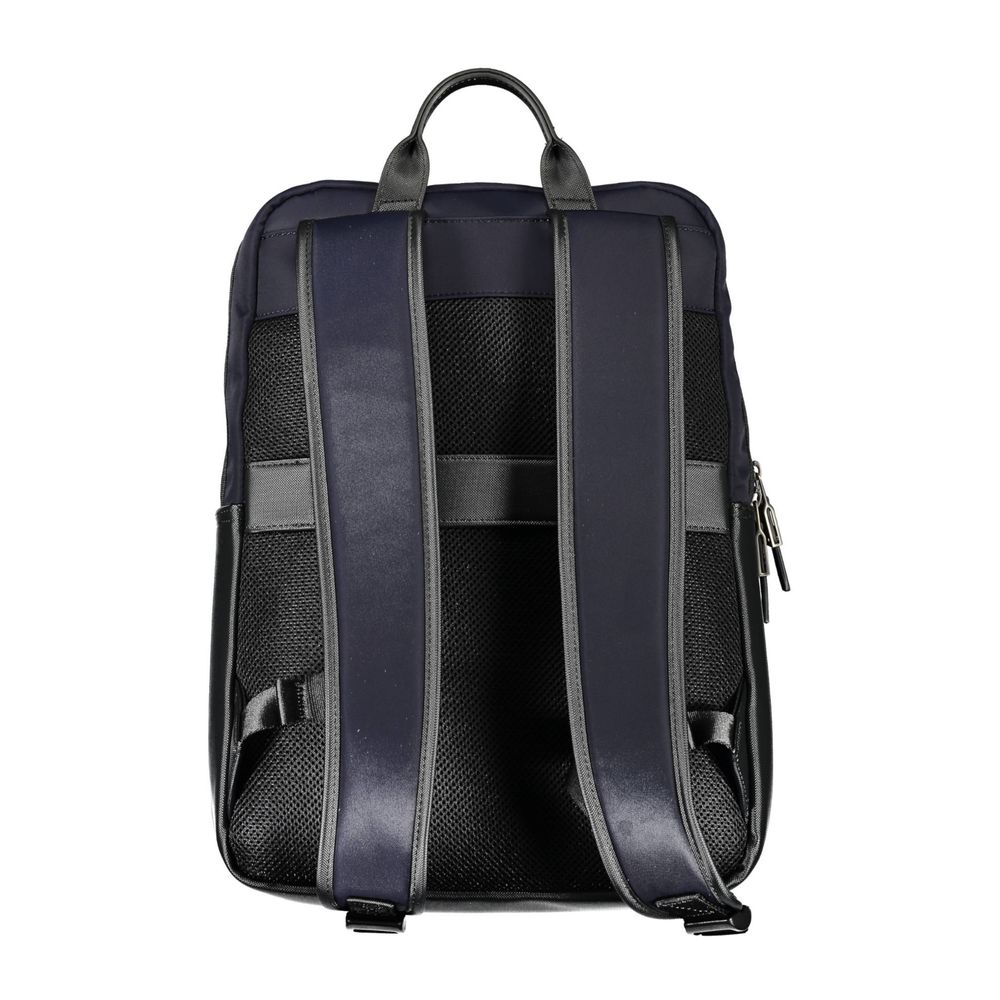 Tommy Hilfiger Blue Polyurethane Men's Backpack - ClickThatClicks 