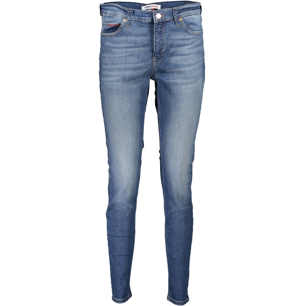 Tommy Hilfiger Blu Cotton Women's Skinny Jean - ClickThatClicks 