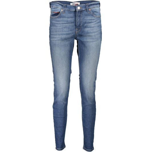Tommy Hilfiger Blu Cotton Women's Skinny Jean - ClickThatClicks 