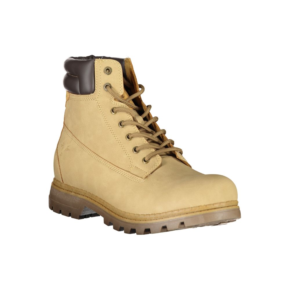 Carrera Beige Polyester Men's Ankle Boot - ClickThatClicks 
