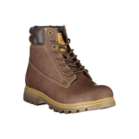 Carrera Marrone Poliestere Men Ankle Boot - ClickThatClicks 