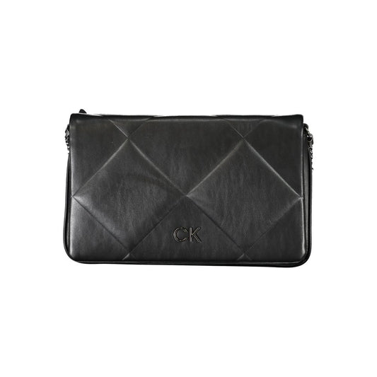 Calvin Klein Black Polyester Women Shoulder Bag - ClickThatClicks 
