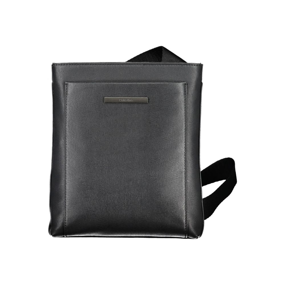 Calvin Klein Eco-Conscious Black Shoulder Bag with Logo - ClickThatClicks 