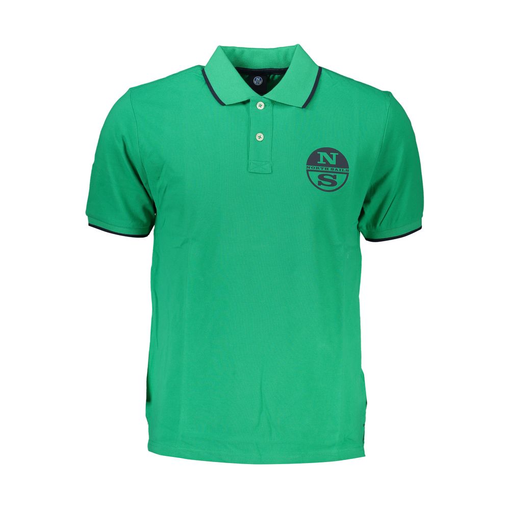 North Sails Verde Cotton Men Polo Shirt - ClickThatClicks 